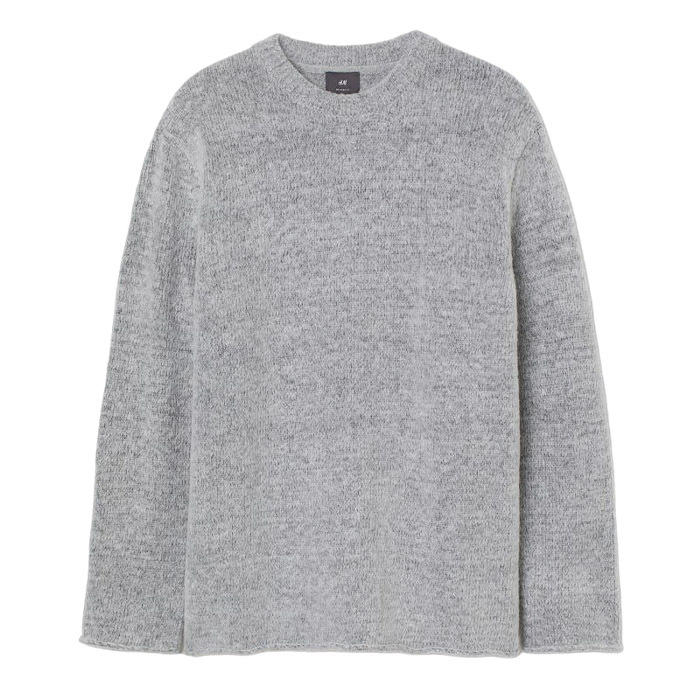 

Джемпер H&M Relaxed Fit, серый