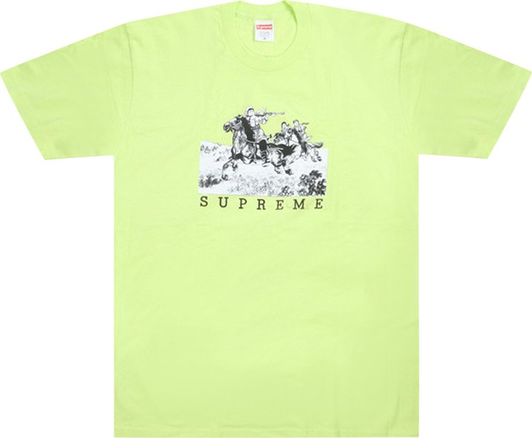 Футболка Supreme Riders Tee 'Neon Green', зеленый футболка supreme fruit tee green зеленый