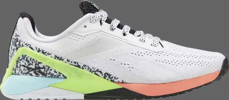 

Кроссовки goodr x wmns nano x1 'notebook accents' Reebok, белый