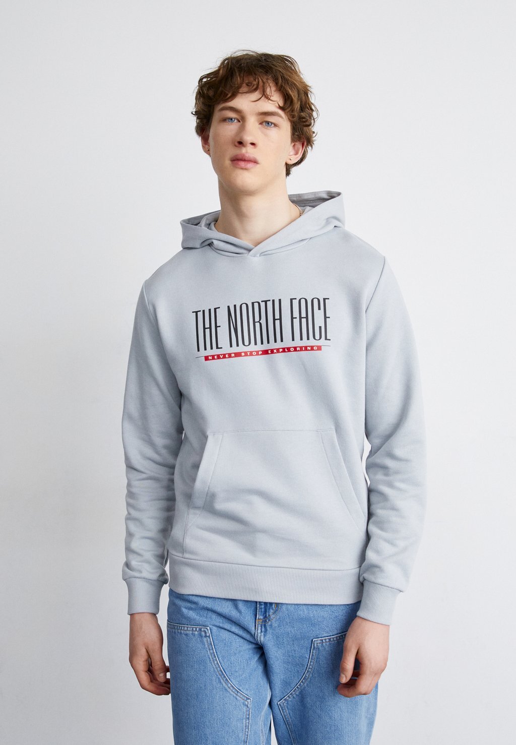 Толстовка 1966 HOODIE The North Face, цвет high rise grey худи tentree burney hoodie цвет high rise grey space dye