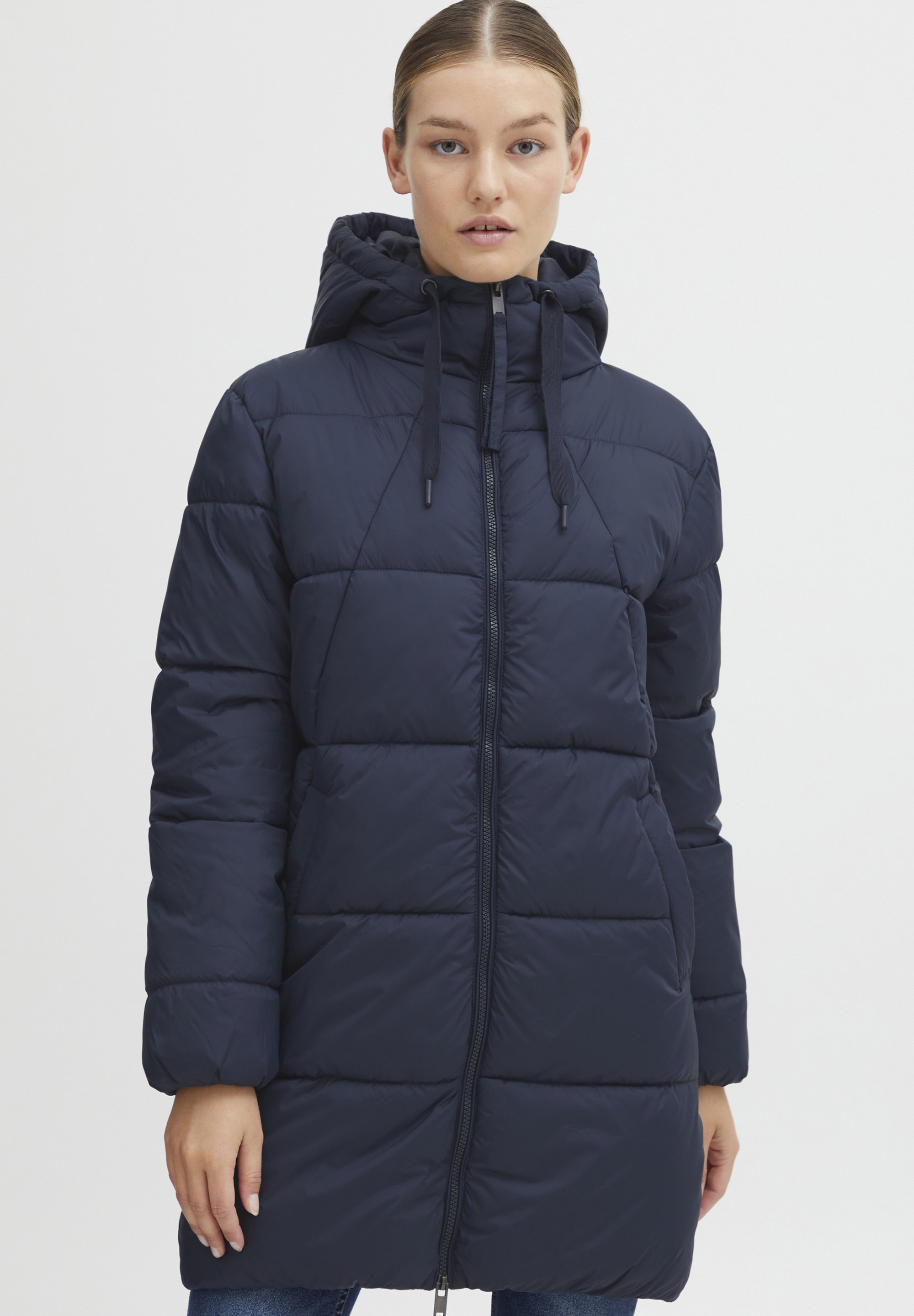 Пальто зимнее Oxmo, темно-синий цена и фото