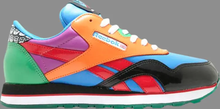 

Кроссовки cl nylon rbc patent Reebok, синий