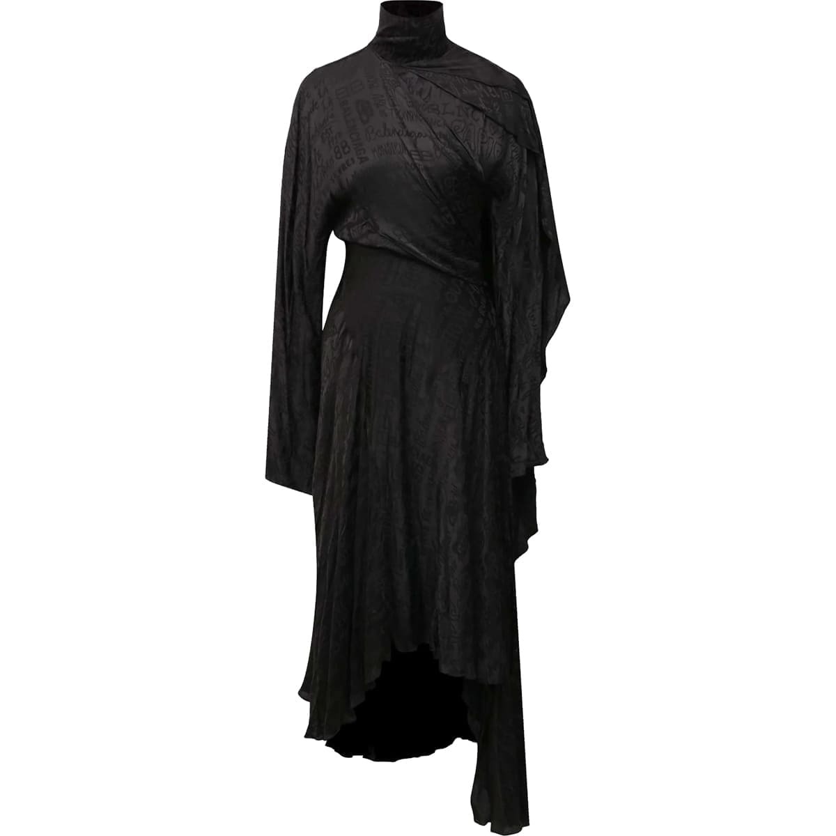 

Платье Balenciaga Silk, черный