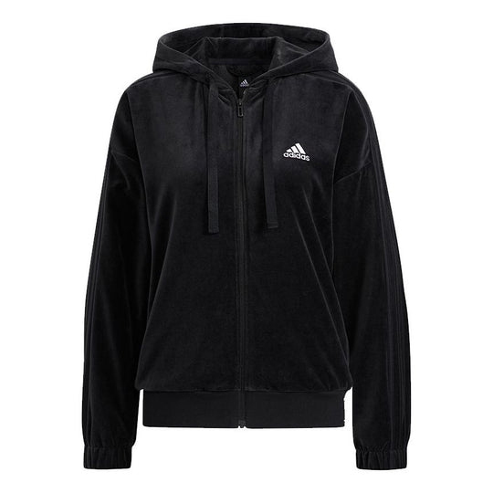 

Куртка Adidas Velour Jkt Velvet Black HG1845, черный