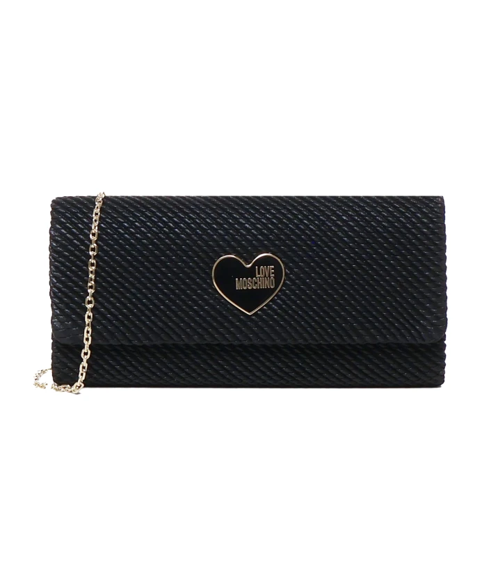

Клатч из экокожи Love Moschino, черный