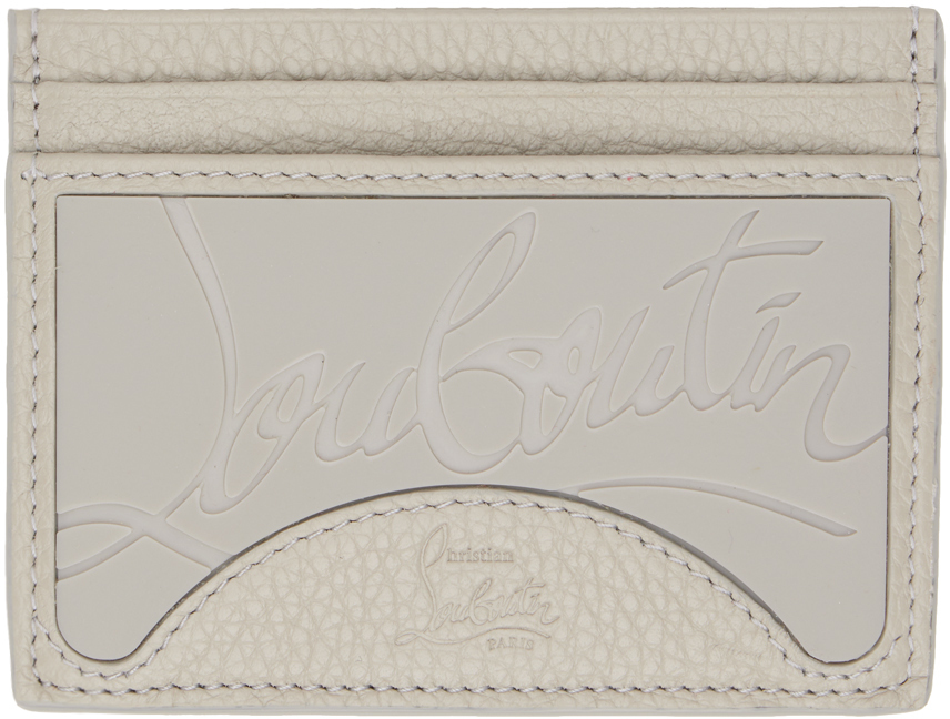 

Серый держатель для карт Kios Christian Louboutin