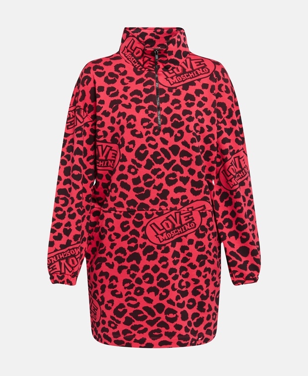 

Повседневное платье Love Moschino, красный