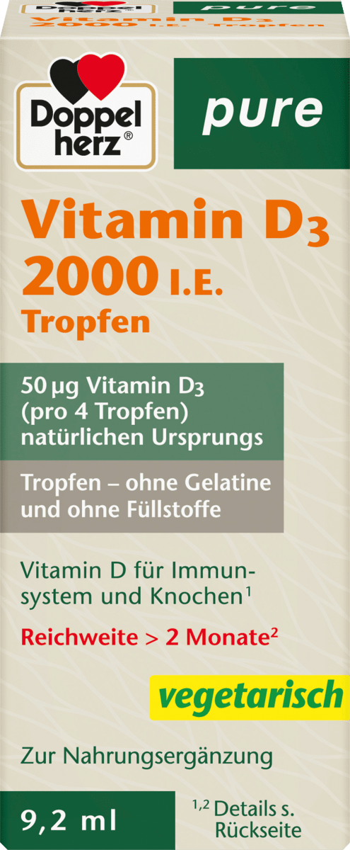 Витамин Д3 2000 МЕ капли 9,20мл Doppelherz витамин д3 2000 ме алтайвитамины 30 капсул