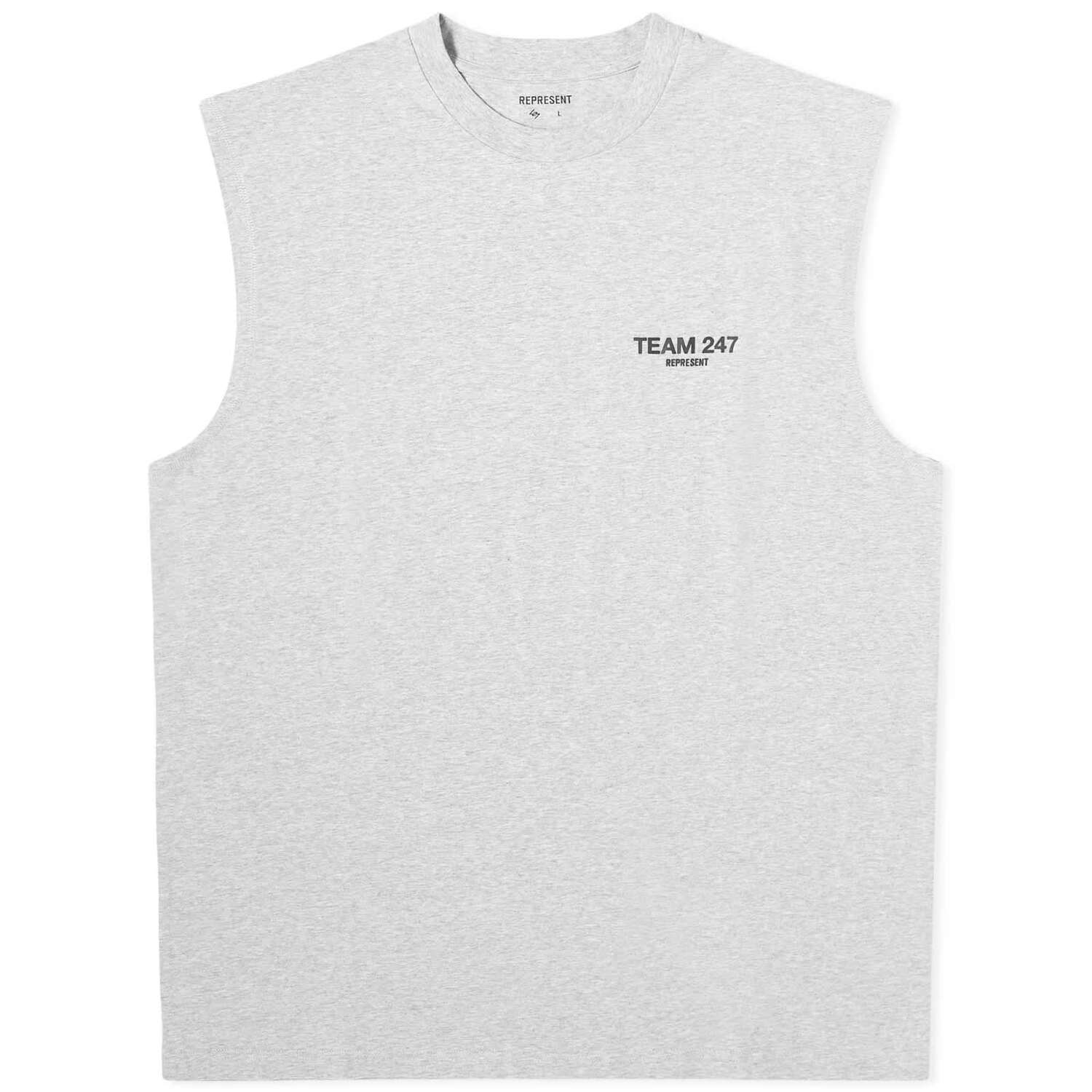 Футболка Represent Team 247 Oversized Tank, цвет Ash Grey