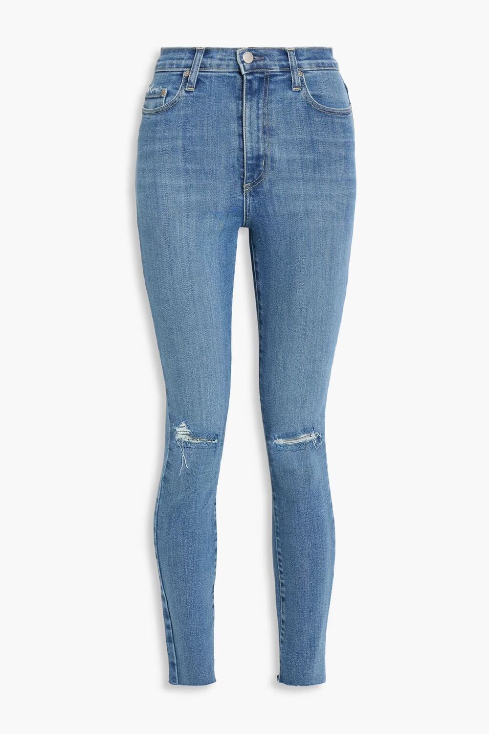 

Джинсы скинни с завышенной талией Siren Nobody Denim, средний деним