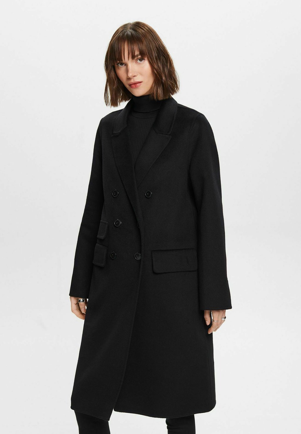 Классическое пальто Esprit Collection, цвет black пуховик esprit collection цвет black