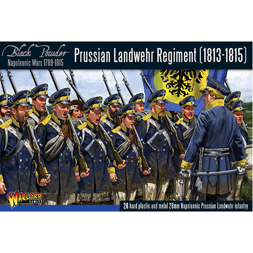 Фигурки Prussian Landwehr Regiment 1813-1815 Warlord Games 5403soga prussian musketeer erbprinz von hessen darmstadt regiment 1756 1763