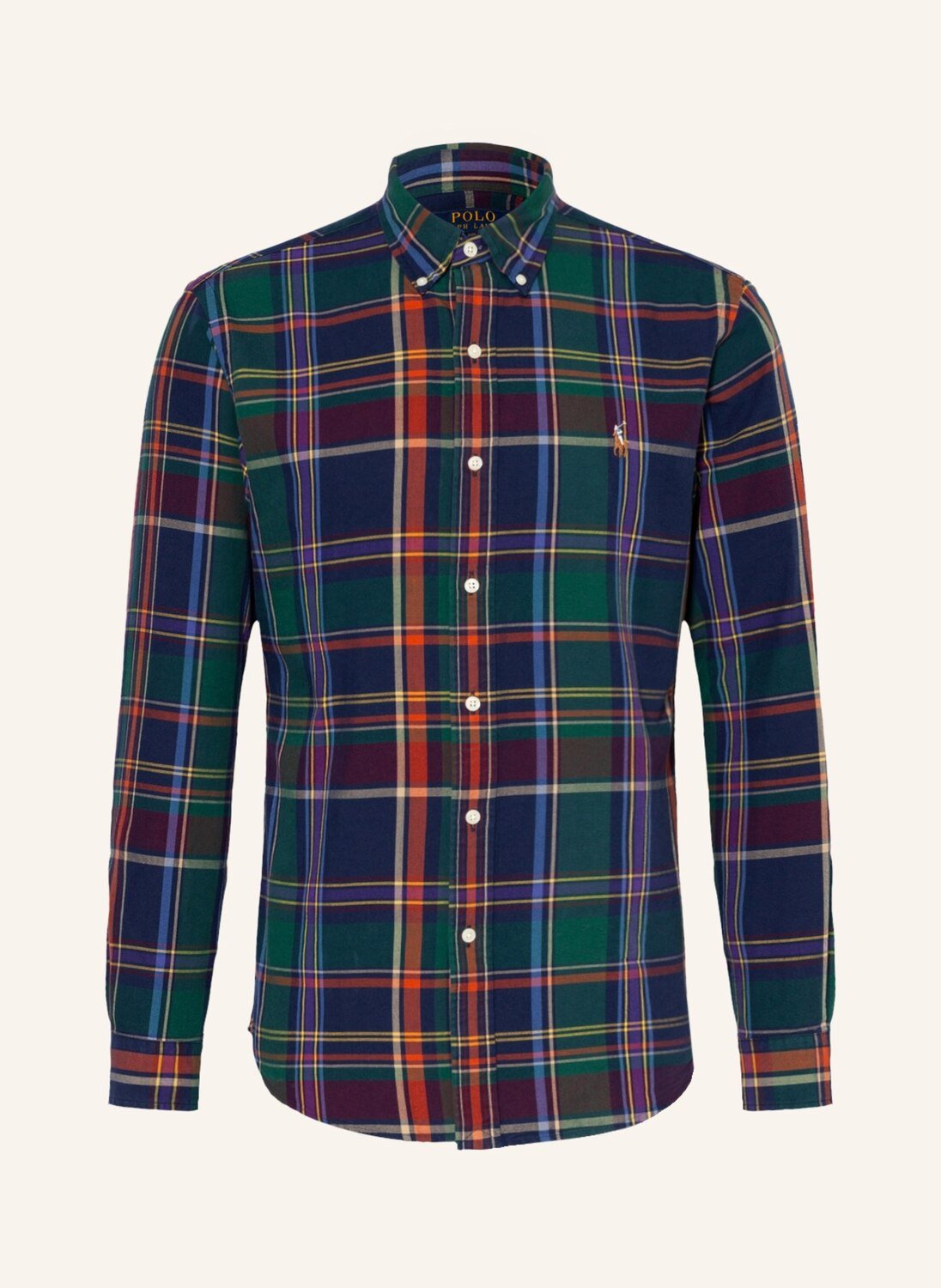 

Рубашка POLO RALPH LAUREN Custom Fit, зеленый