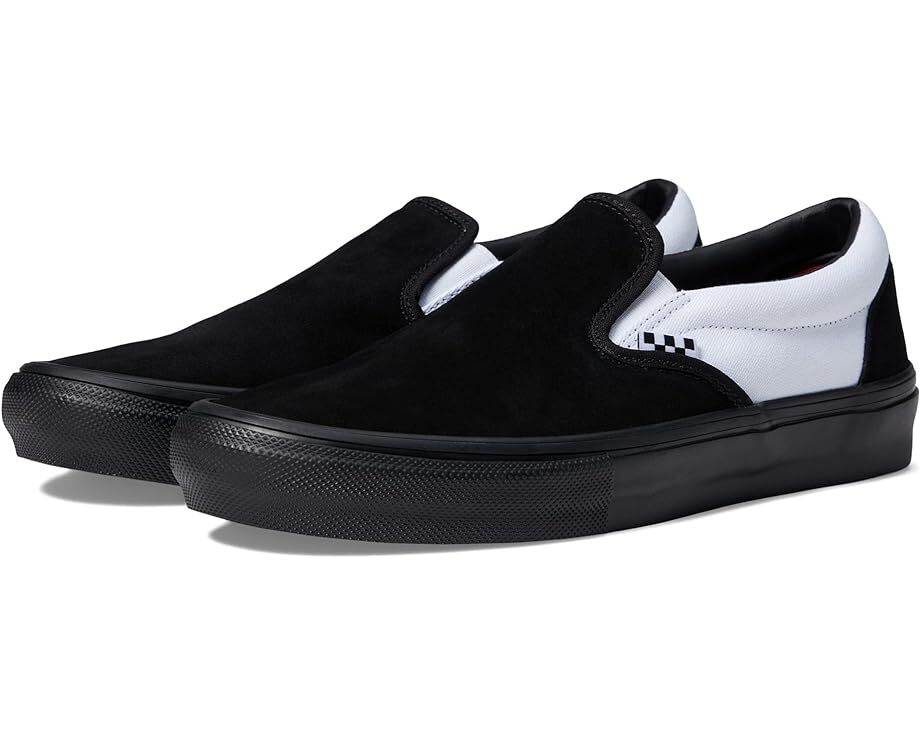 

Кроссовки Vans Skate Slip-On, цвет Black/Black/White