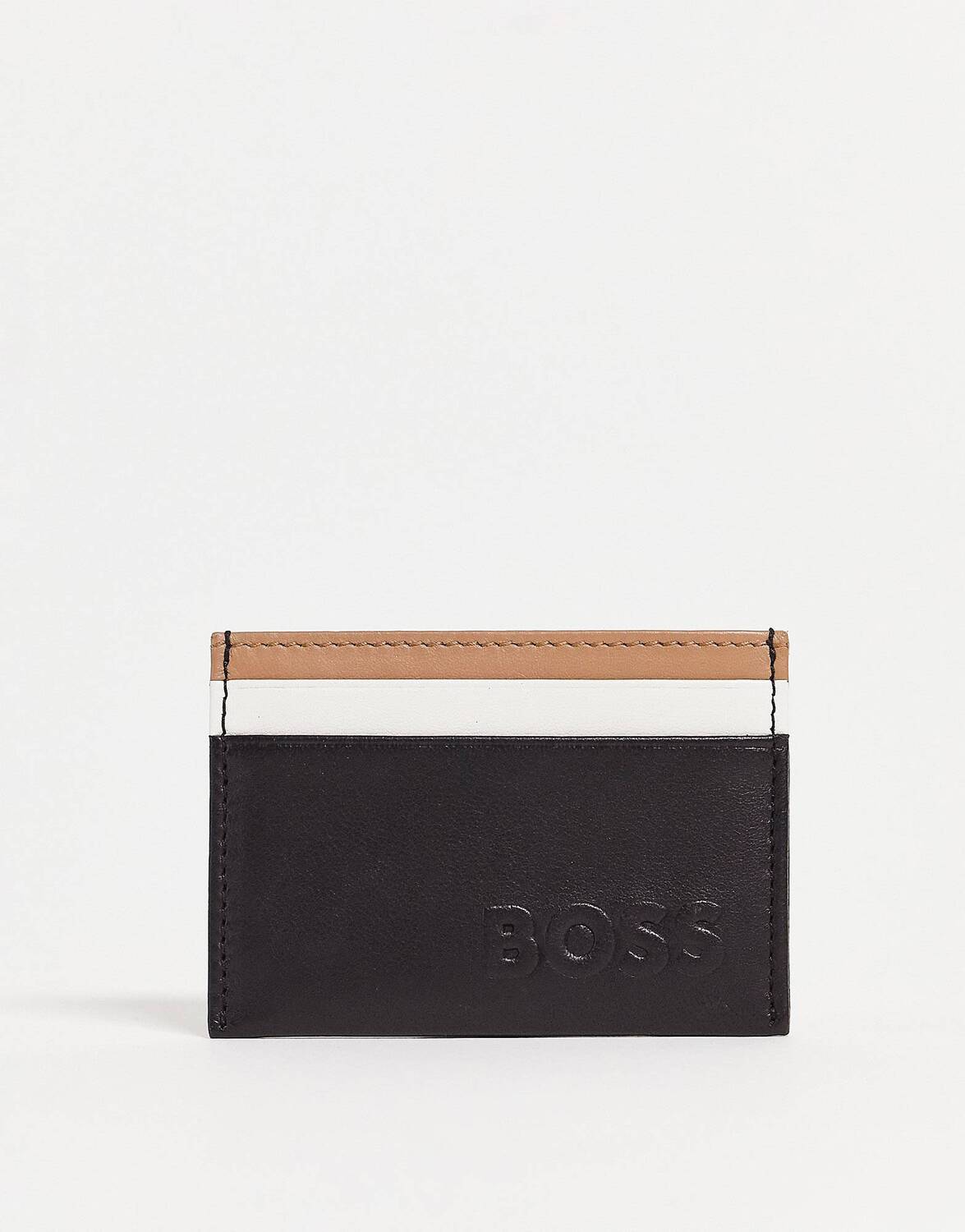 

Визитница BOSS Black Byron черного цвета