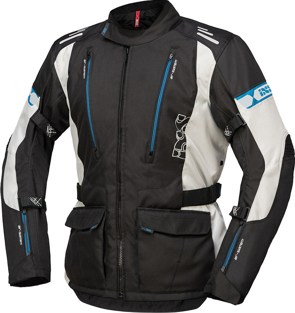 

Куртка IXS Lorin-ST для мотоцикла текстильная, черно-серо-синяя