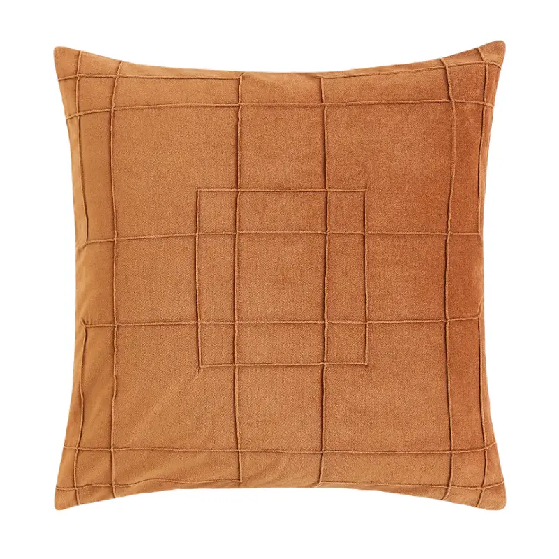 

Чехол для декоративной подушки H&M Home Velvet, коричневый