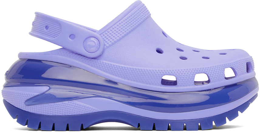

Синие сабо Mega Crush Crocs