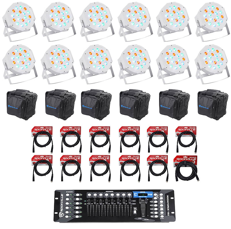 

Аккумулятор Rockville RockPAR50 WHT Wash Lights