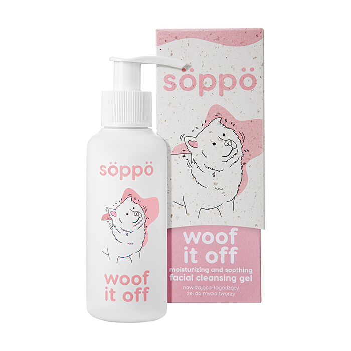 Söppö Woof It Off гель для умывания нежно очищающий, 100 мл