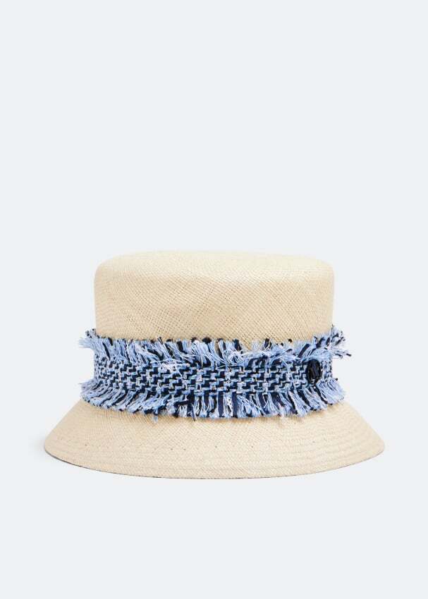 

Шляпа MAISON MICHEL Mini New Kendall hat, белый