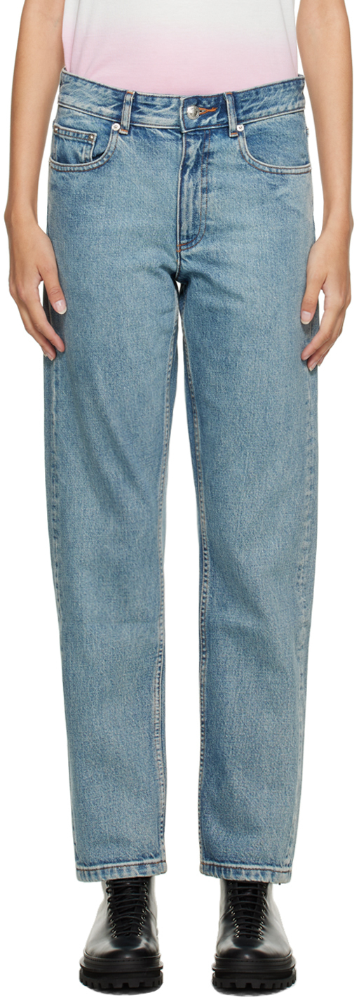 

Синие джинсы Jane Birkin Edition Jean Lou F Jeans A.P.C.
