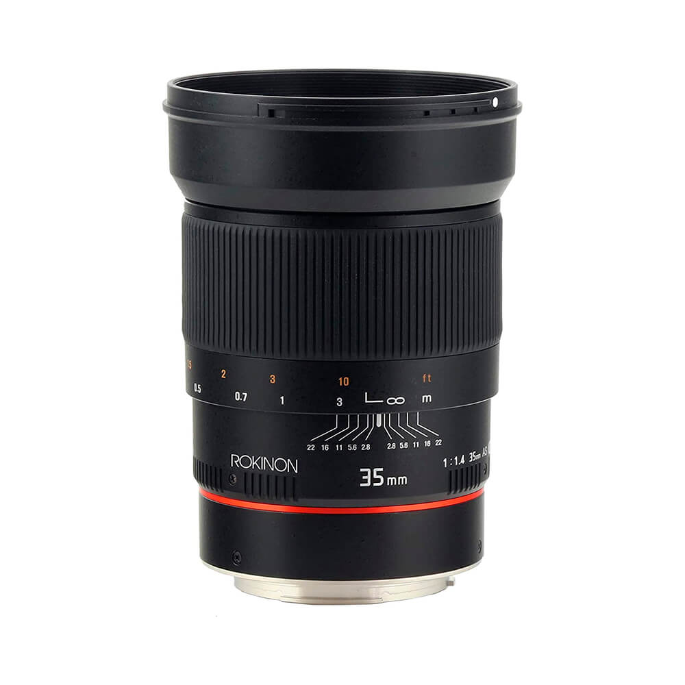 Объектив Rokinon 35mm f/1.4 для Canon black for olympus metal lens cap micro four thirds lc 48b blk