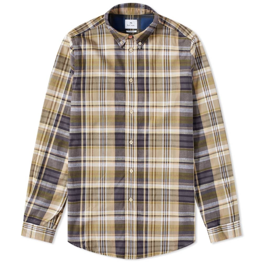 

Рубашка Paul Smith Checked Button Down Oxford Shirt