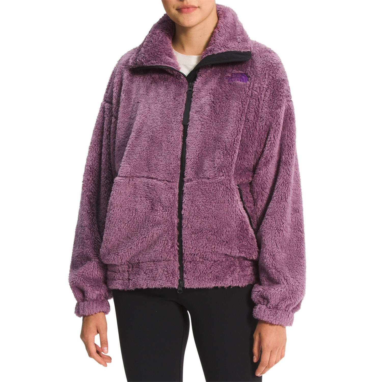 

Куртка на молнии The North Face Osito Expedition для женщин, фиолетовый