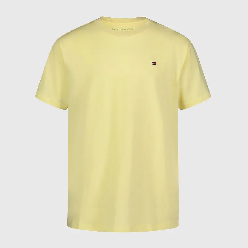 

Футболка Tommy Hilfiger Little Kids' Solid Flag, светло-желтый