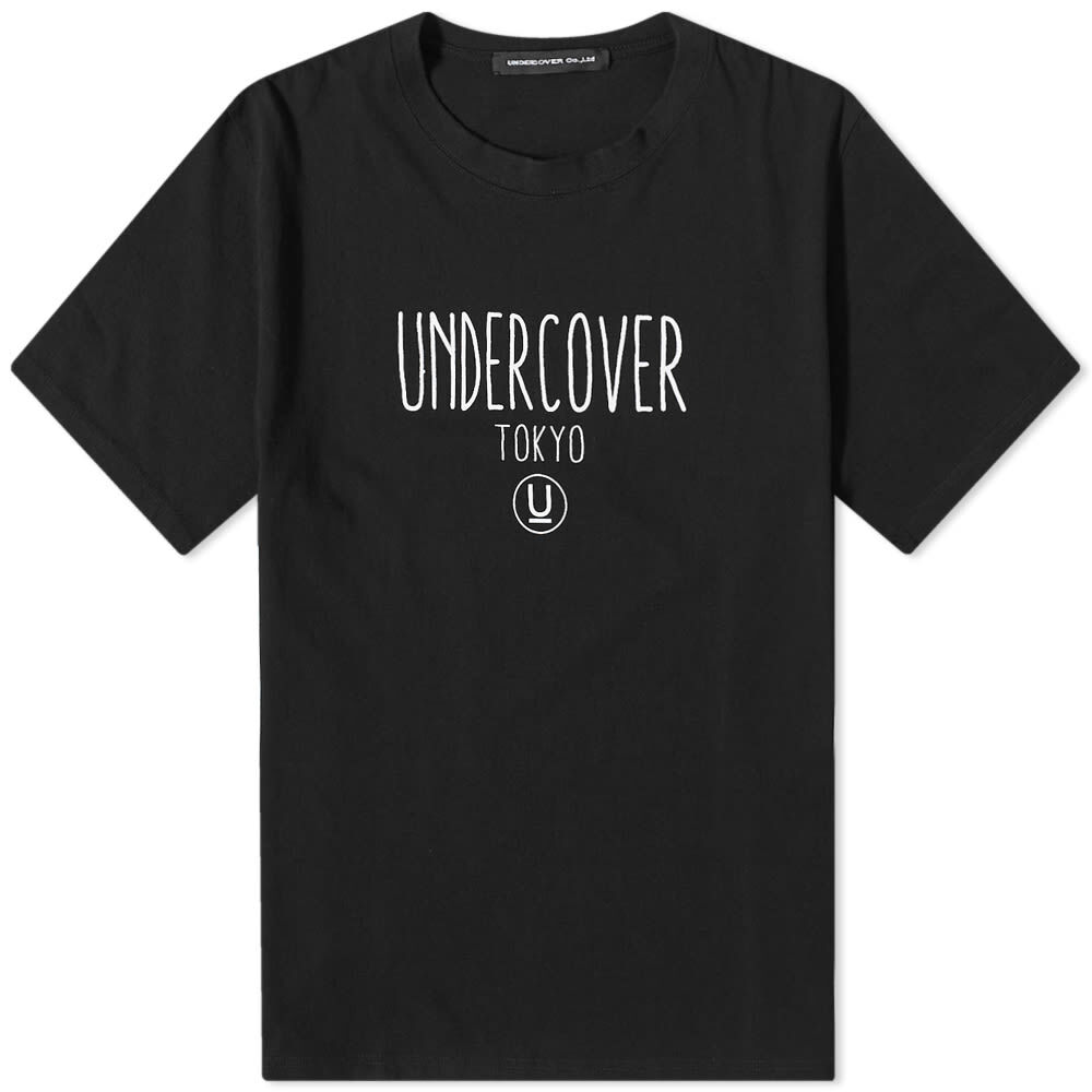 

Футболка с текстом логотипа Undercover