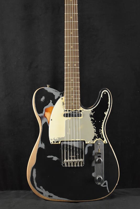 

Накладка на гриф из черного палисандра Fender Joe Strummer Telecaster Road Worn Joe Strummer Telecaster Road Worn Black Rosewood Fingerboard