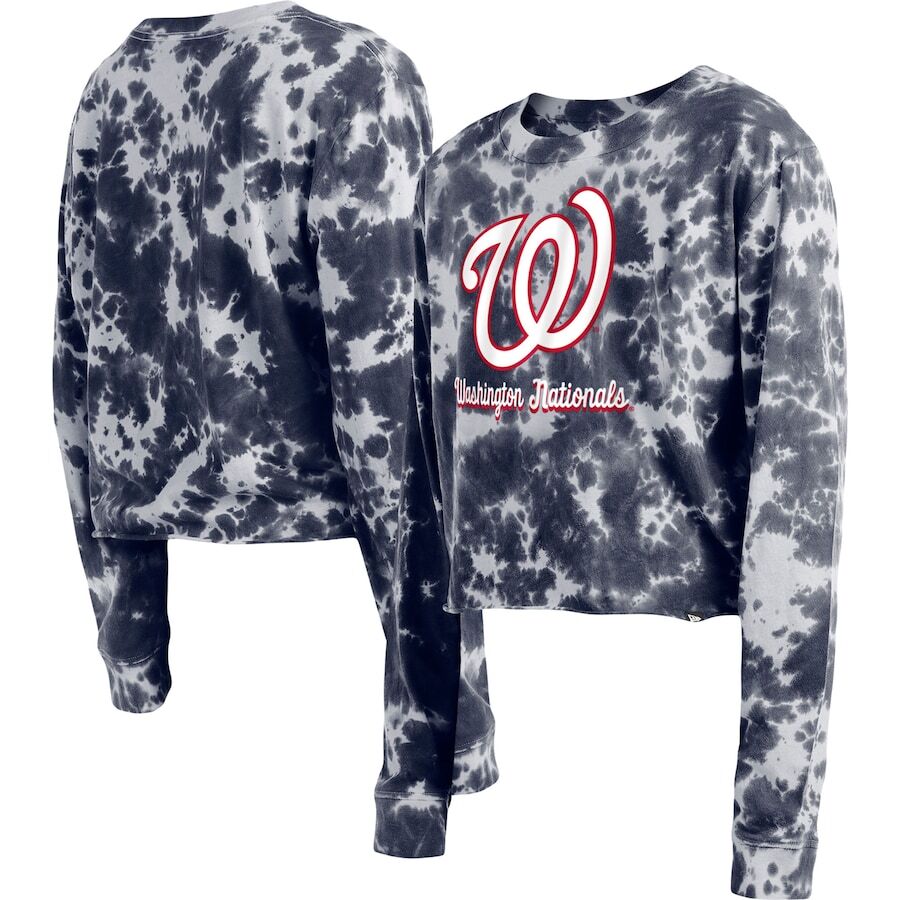 

Футболка с длинным рукавом New Era Washington Nationals, нави