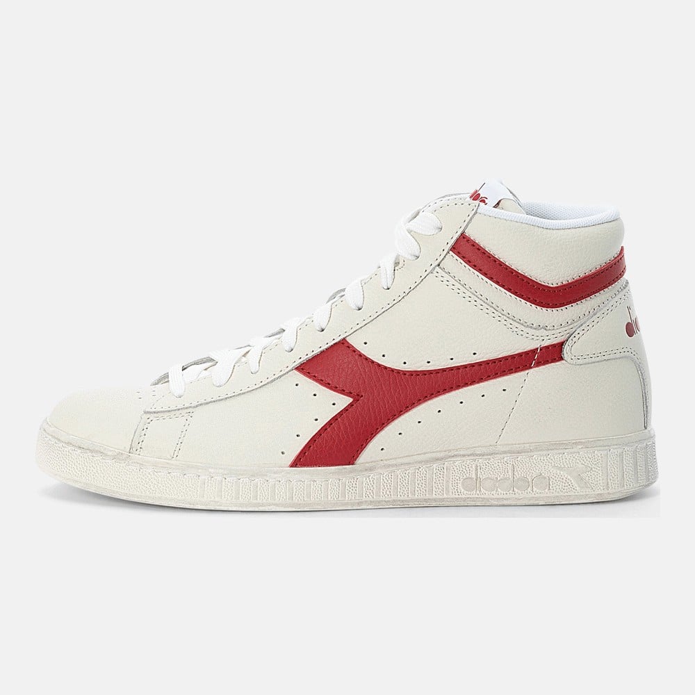 Кроссовки Diadora Game Unisex, white/red pepper - фото