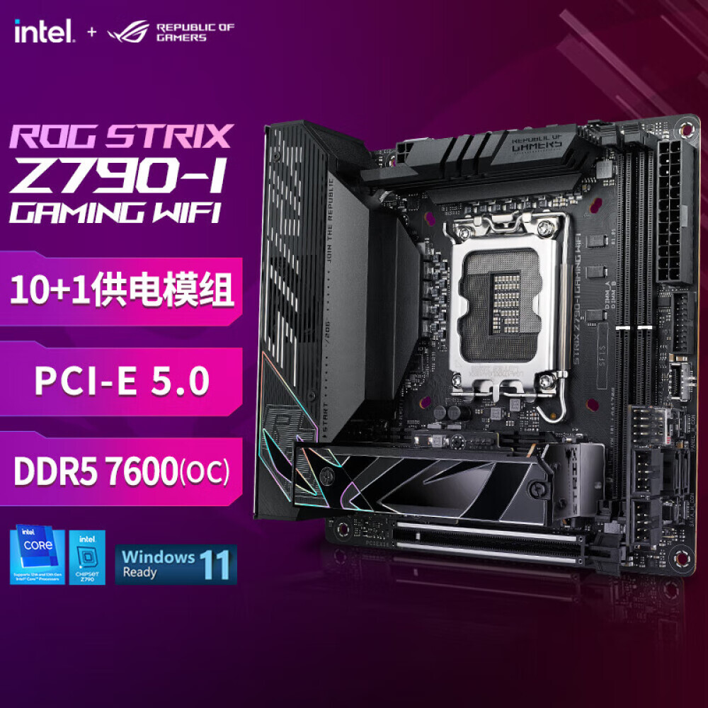 

Материнская плата Asus ROG STRIX Z790-I GAMING WIFI
