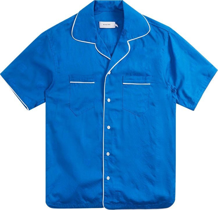 

Рубашка Rhude Bandana PJ Shirt 'Blue', синий