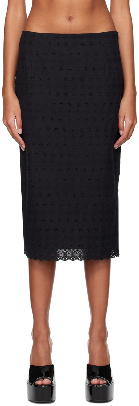 

Юбка-миди Moni Exclusive Black Work от SSENSE Miaou