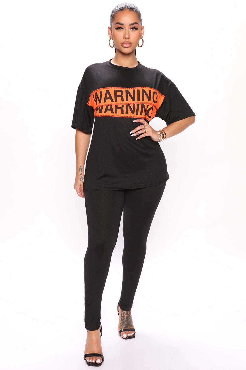 

Леггинсы Fashion Nova TP4043, черный