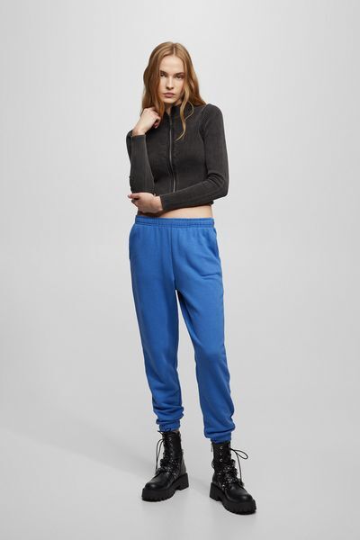 

Базовые брюки-джоггеры с резинками PULL&BEAR