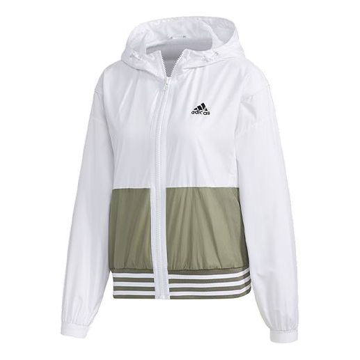 

Куртка Adidas MH FEM WB hooded Splicing Woven Windproof White, Белый