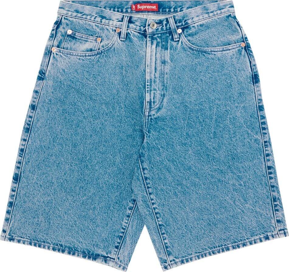 

Джинсовые шорты Supreme Baggy, синий