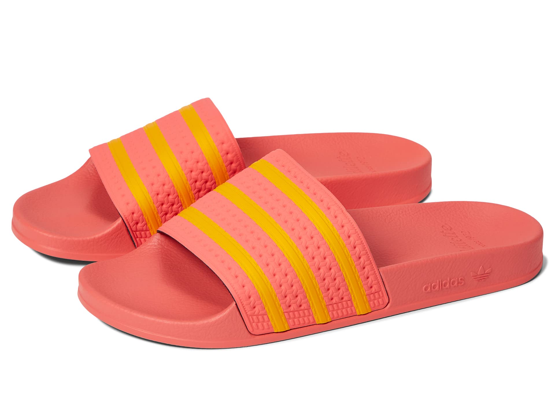 Женские сандалии Adidas Originals Adilette, оранжевый/желтый фотографии
