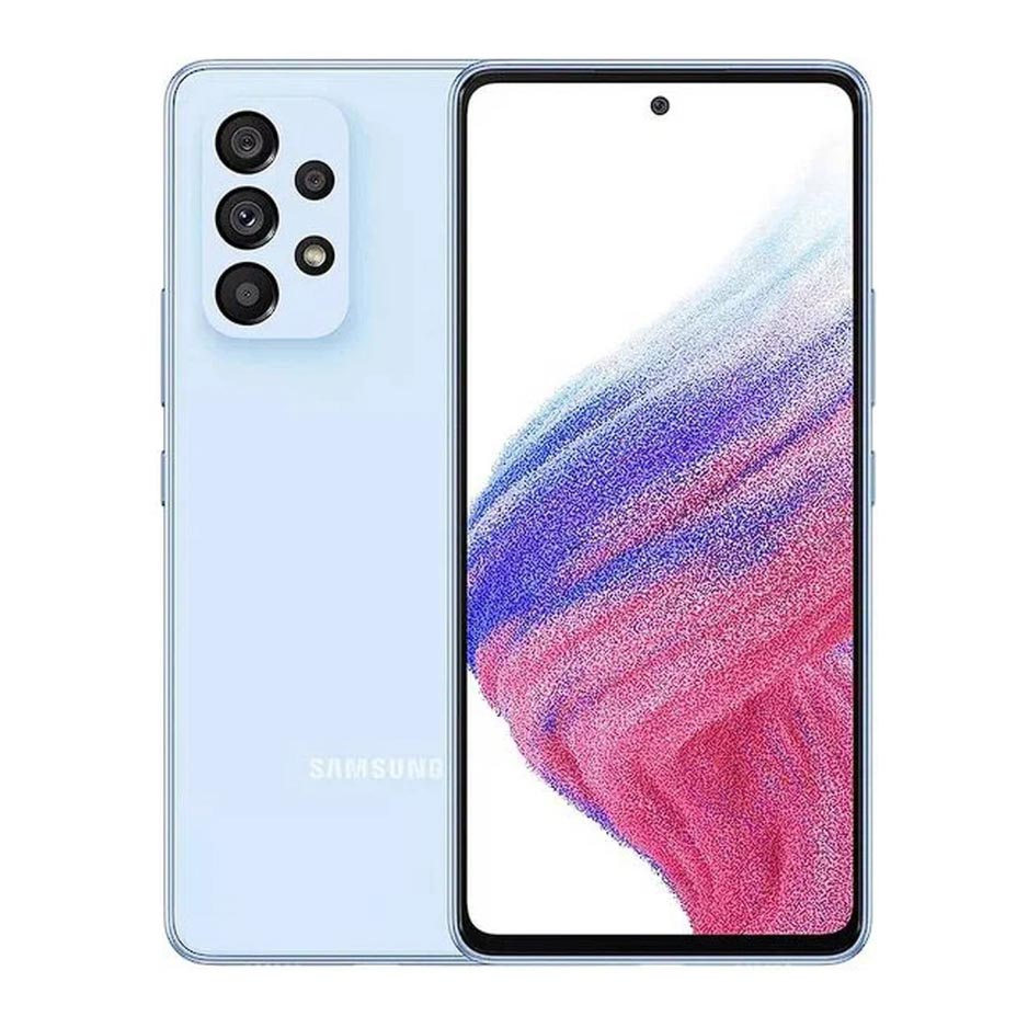 Смартфон Samsung Galaxy A53 5G 8/128, голубой – купить из-за границы через  сервис «CDEK.Shopping»