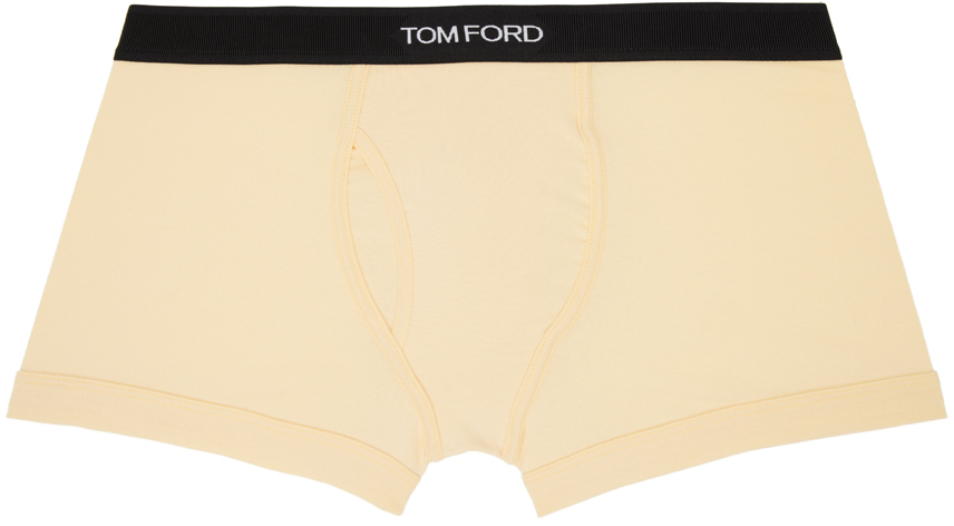 

Желтые жаккардовые боксеры TOM FORD