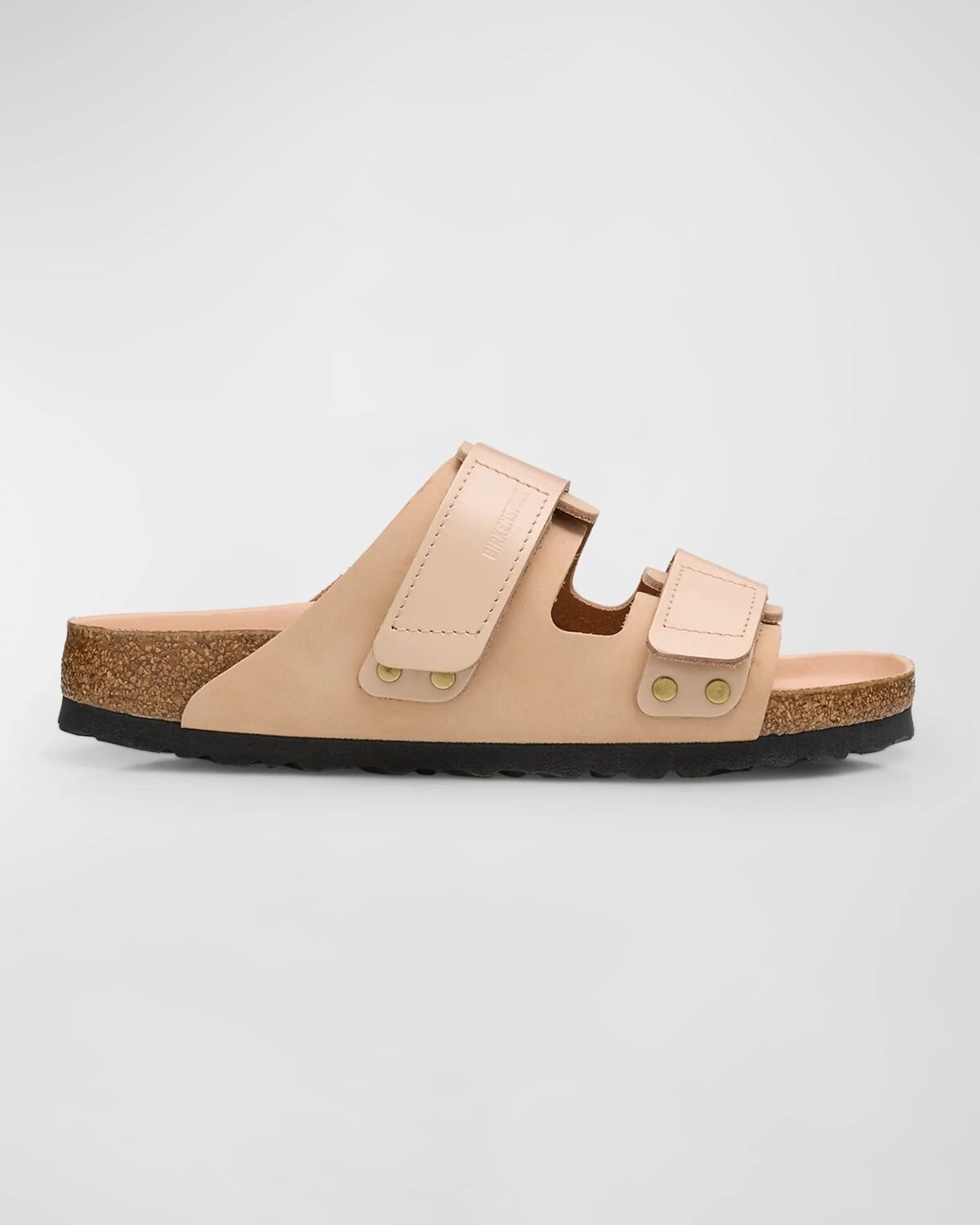 

Кожаные шлепанцы Uji с двойной ручкой BIRKENSTOCK, цвет New Beige