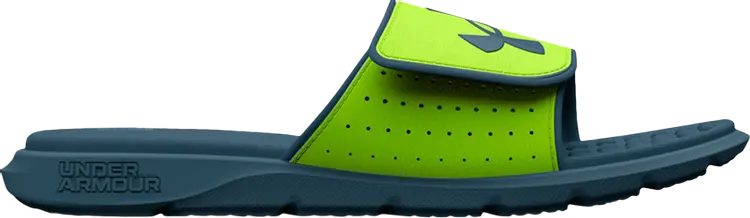 

Сандалии Under Armour Ignite Pro Slide GS Lime Surge Static Blue, зеленый
