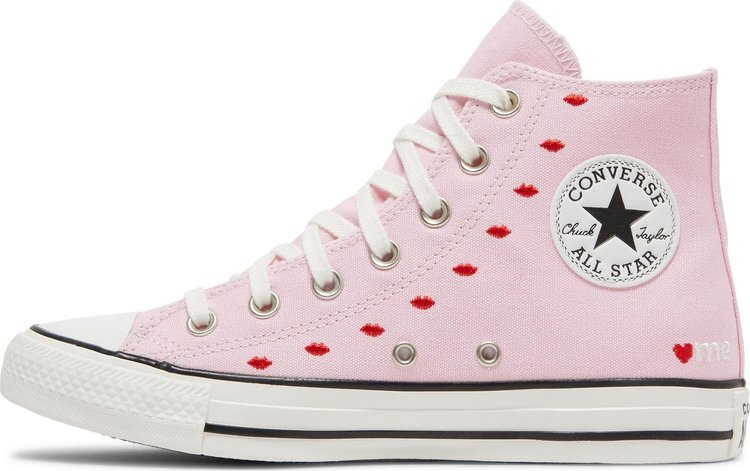 Converse Wmns Chuck Taylor All Star High Embroidered Hearts Cherry Blossom