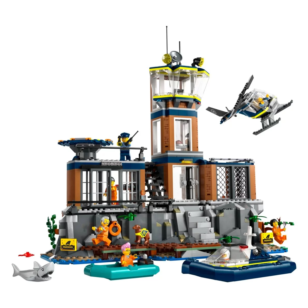 Конструктор Lego City Police Prison Island 60419, 980 деталей