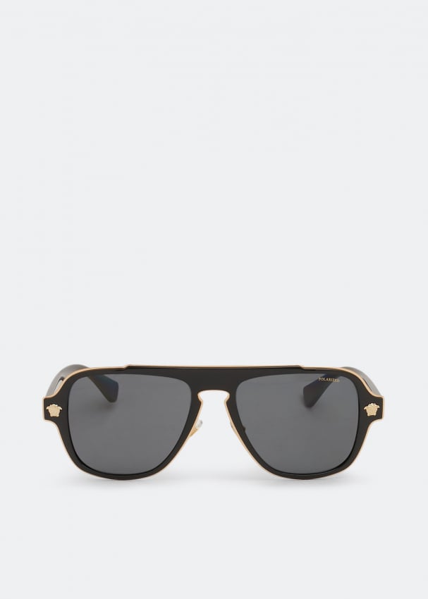 Солнечные очки VERSACE Medusa retro charm sunglasses, черный