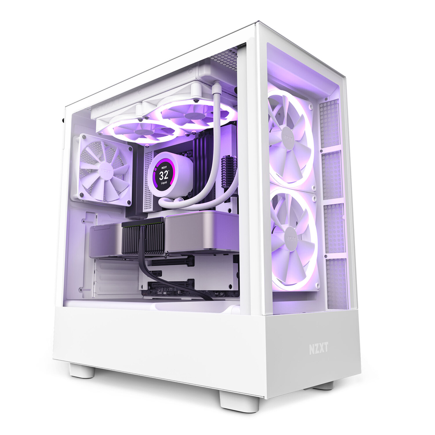 

Корпус NZXT H5 Elite, Mid Tower, белый